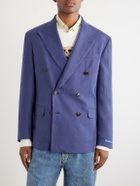 Polo Ralph Lauren - Double-Breasted Linen Suit Jacket - Blue