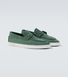 Christian Louboutin Chambeliboat leather slip-on shoes