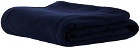 Saintwoods SSENSE Exclusive Navy Wool & Cashmere Oversize T-Shirt Blanket