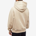 AMI Paris Men's Small A Heart Hoodie in Champagne