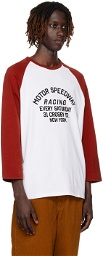 Saturdays NYC White & Red Speedway T-Shirt