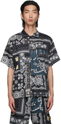 Neighborhood Black Bandana Type-B Short Sleeve Shirt