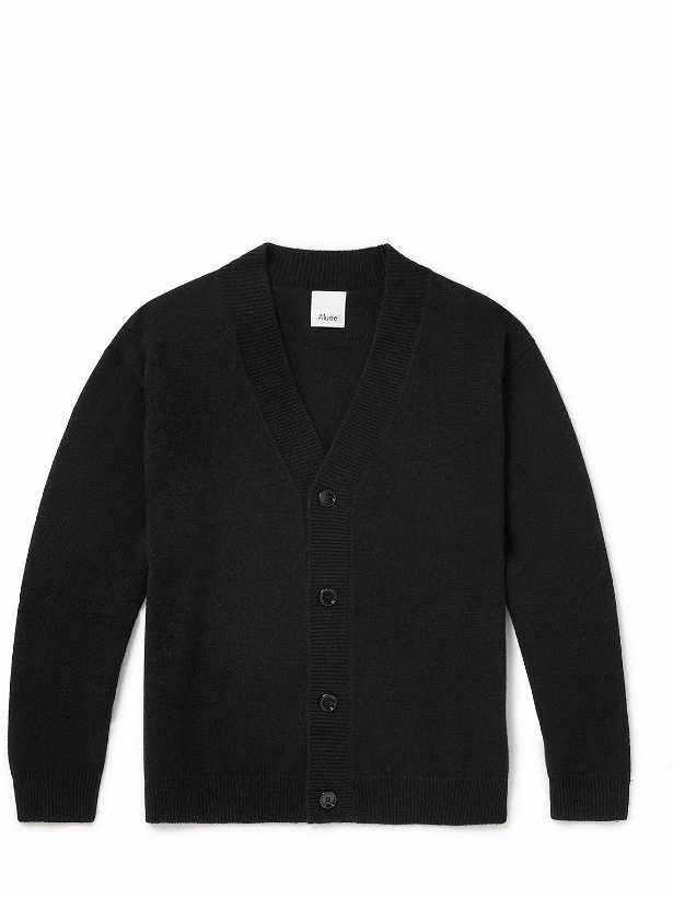Photo: Allude - Virgin Wool and Cashmere-Blend Cardigan - Black