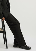 Alexander Mcqueen Glossed Leather Derby Shoes Black