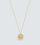 Sydney Evan 14kt gold charm necklace with diamonds
