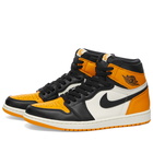 Air Jordan Men's 1 Retro High OG Sneakers in Taxi/Black Sail