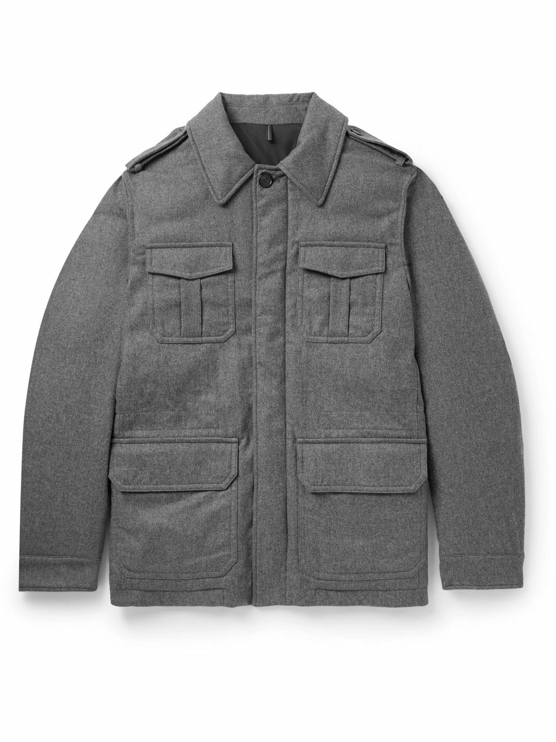 Incotex - Montedoro Cashmere-Blend Down Jacket - Gray