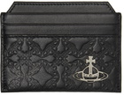 Vivienne Westwood Black George Man Slim Card Holder