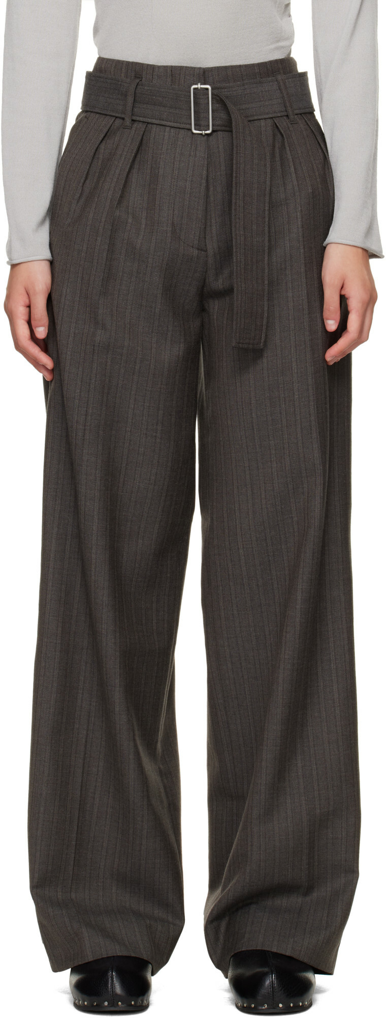 OUR LEGACY Gray Soar Trousers