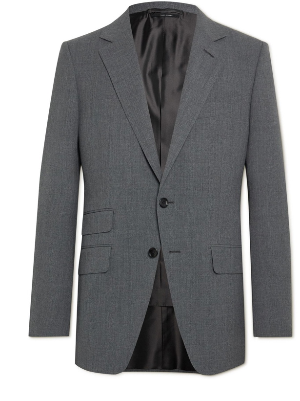 Photo: TOM FORD - O'Connor Slim-Fit Wool Suit Jacket - Gray