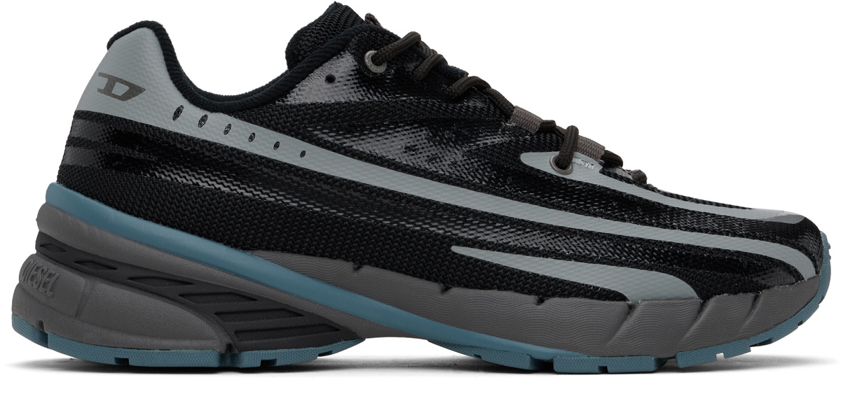 ☆関税込☆【DIESEL】スニーカー Airspeed D Women's D-Airspeed Low-Striped sneakers in coated ripstop