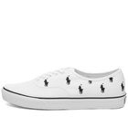 Polo Ralph Lauren Men's All Over Pony Player Keaton Sneakers in White