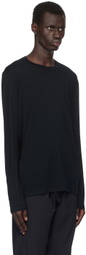 Veilance Black Frame Crew Neck Long Sleeve T-shirt