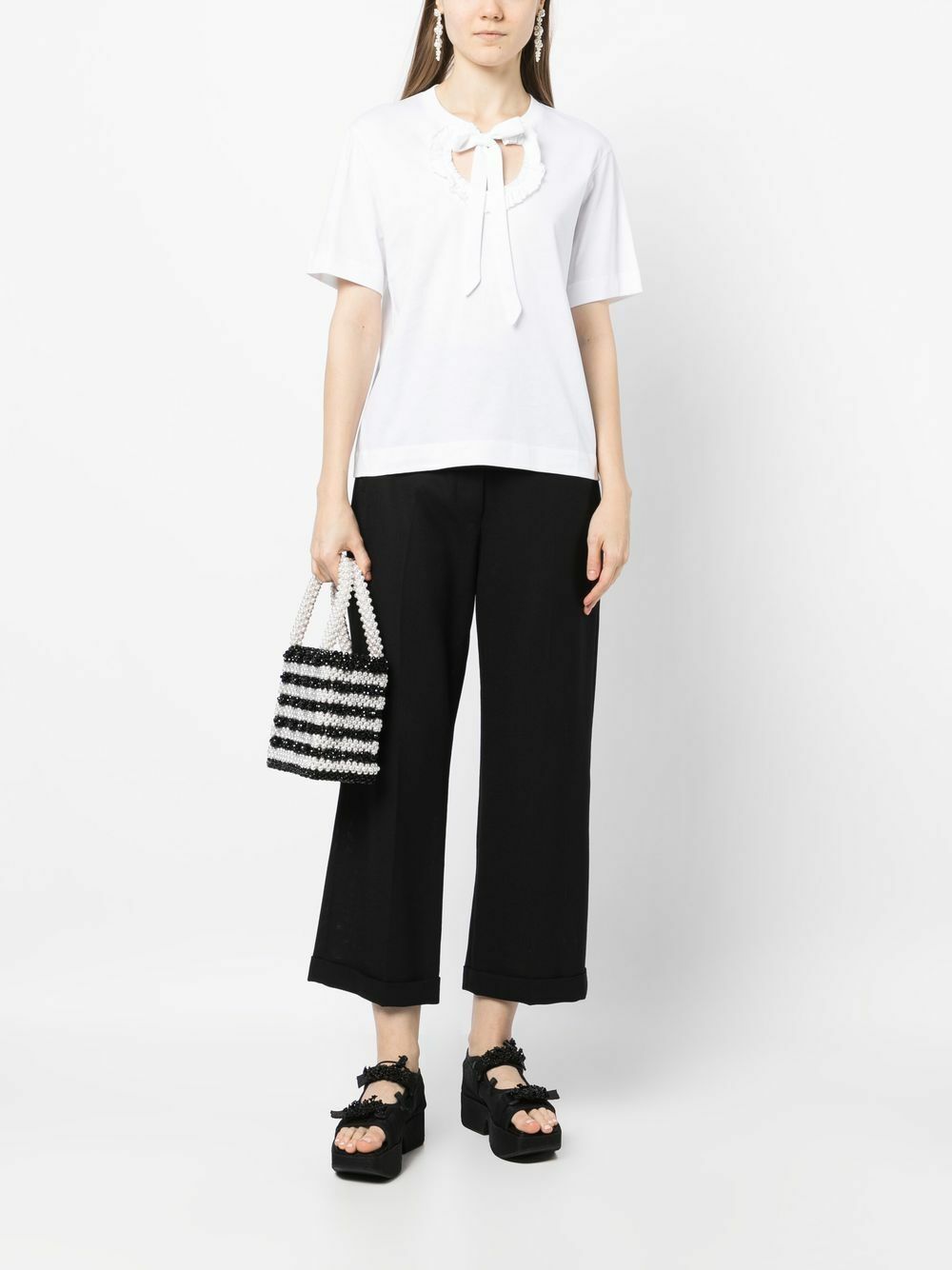 SIMONE ROCHA - Cotton T-shirt Simone Rocha