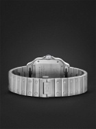 Cartier - Santos de Cartier Automatic-Wound 35.1mm Interchangeable Stainless Steel and Alligator Watch