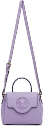 Versace Purple Medusa Top Handle Bag