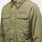 Columbia Men's Harrington Insulated Shirt Jacket in Stone Green