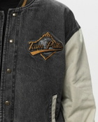 Patta Patta Homerun Denim Varsity Jacket Grey Bomber Jackets