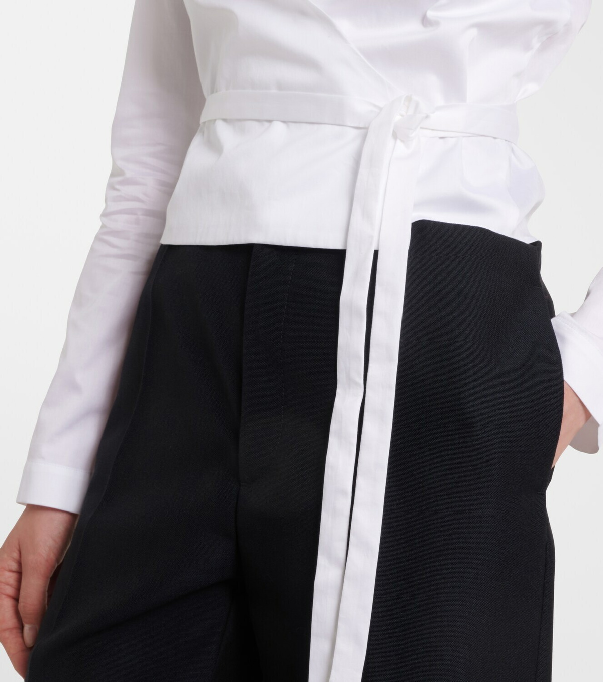 Tove Bronte cotton wrap top