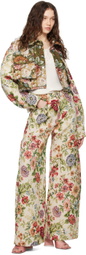 Marques Almeida Off-White Boyfriend Trousers