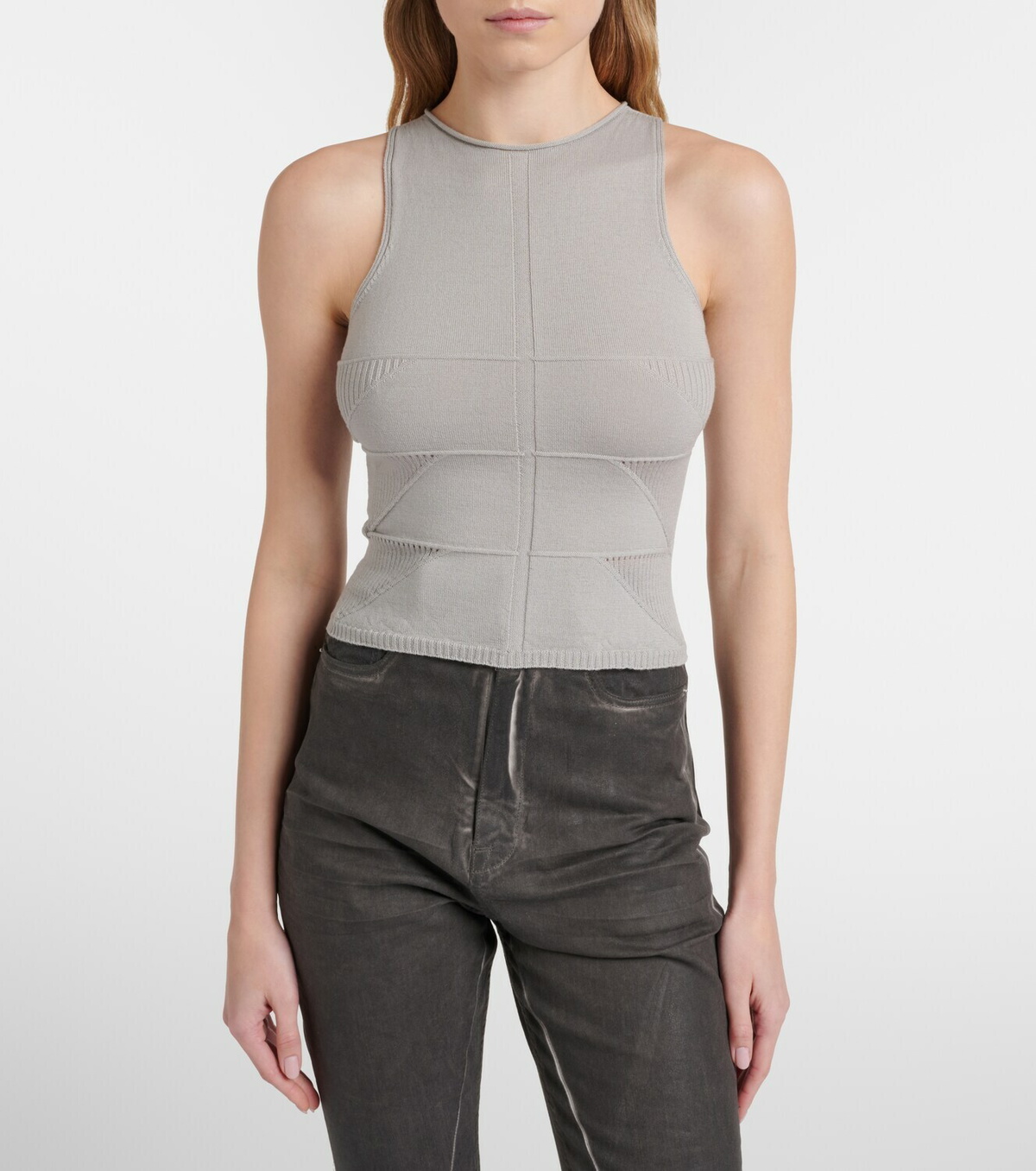Rick Owens Temple virgin wool tank top