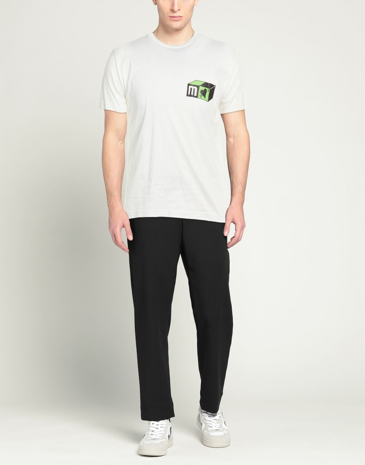 Modes Garments Mens T-shirt in White
