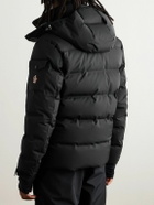 Moncler Grenoble - Montgetech Logo-Appliquéd Quilted Stretch-Nylon Hooded Down Ski Jacket - Black