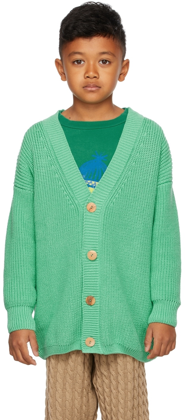 Kids green cardigan sale