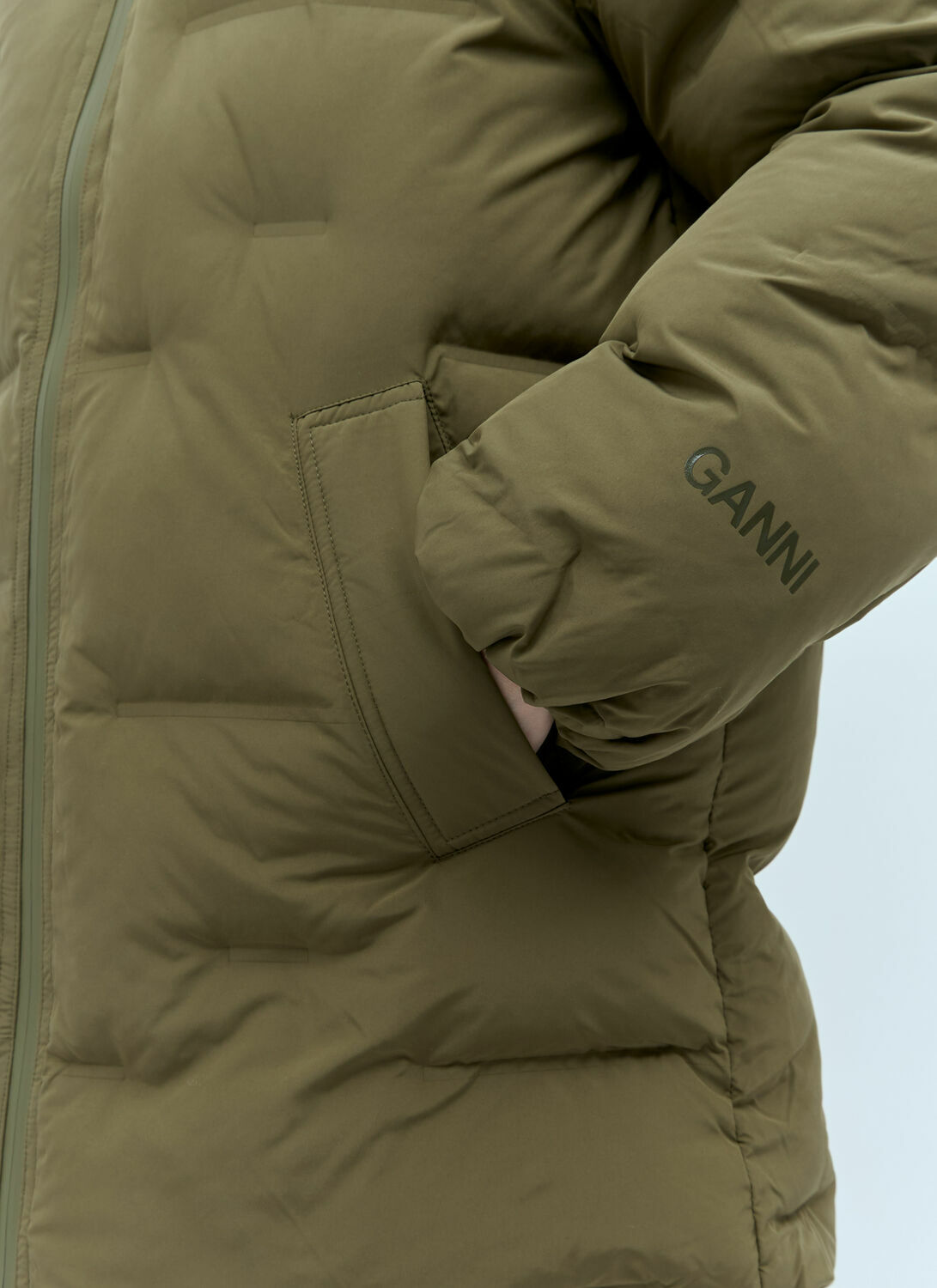 GANNI Soft Puffer Midi Jacket