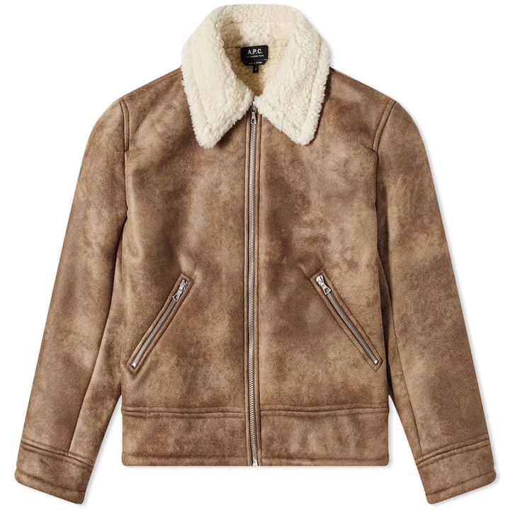 Photo: A.P.C. Pavel Faux Shearling Jacket