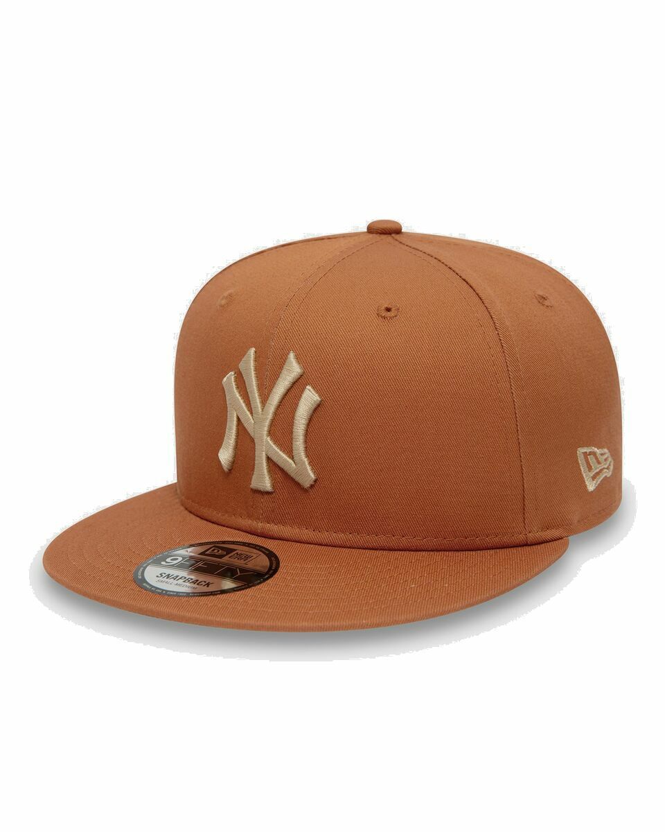 Photo: New Era Side Patch 9 Fifty New York Yankees Brown - Mens - Caps