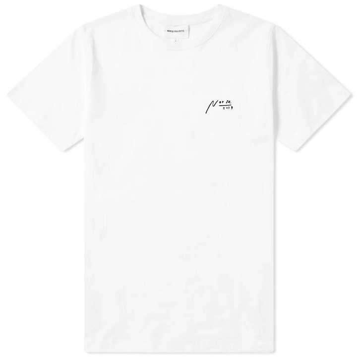 Photo: Norse Projects Niels Graphic Sign Logo Tee