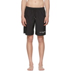 Givenchy Black Logo Swim Shorts
