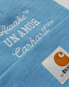 Awake Awake Ny X Carhartt Wip Un Amor Beanie Blue - Mens - Beanies