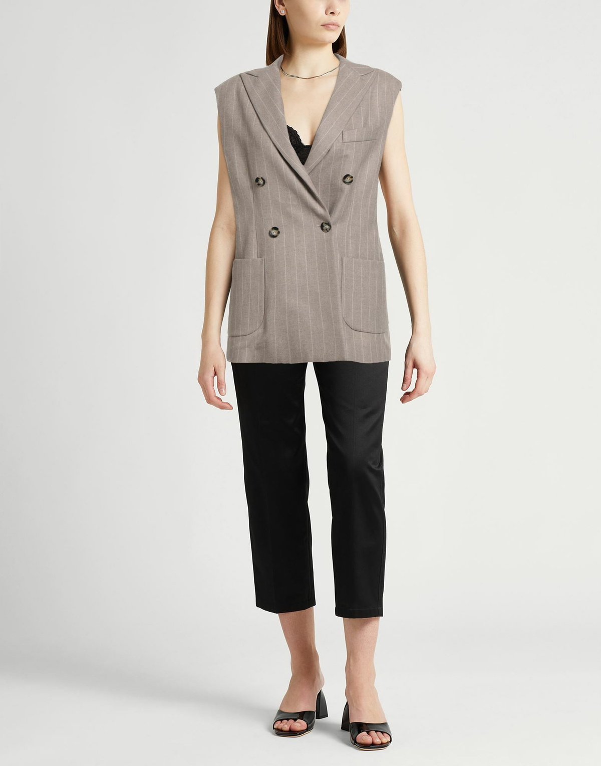 Fedeli Womens Blazer Taupe