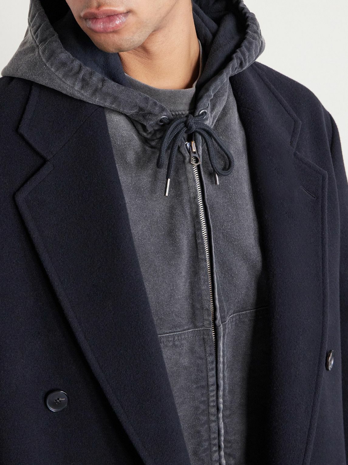 ジャケット・アウター AURALEE COTTON POLYESTER CLOTH HOOD COAT Auralee Hooded cotton gabardine jacket Auralee