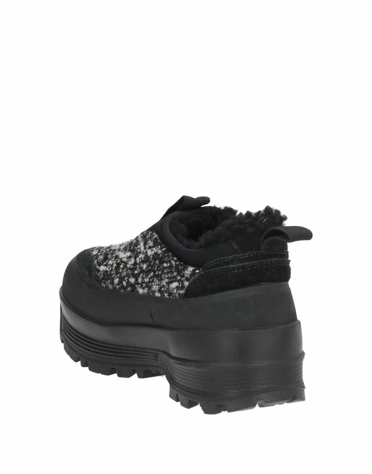 Diemme Badia Basso Shearling Womens Sneakers in Black