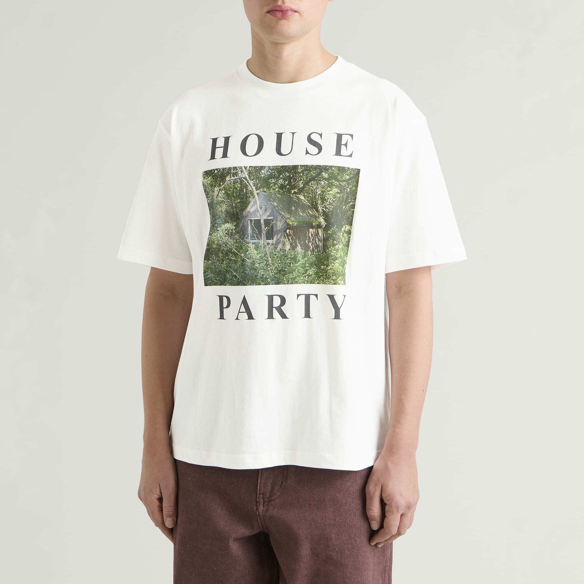Heresy Men's House Party T-Shirt in Ecru
