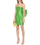 Rasario Silk-satin strapless midi dress