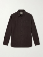 Oliver Spencer - New York Linen Shirt - Brown