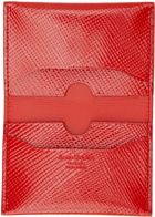 Acne Studios Red Bifold Card Holder