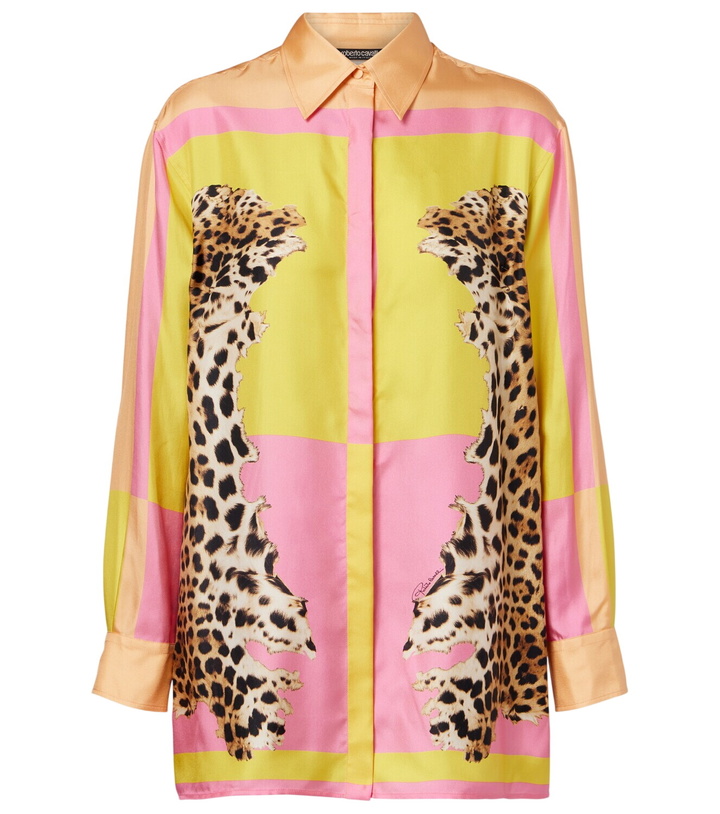 Photo: Roberto Cavalli Printed silk shirt