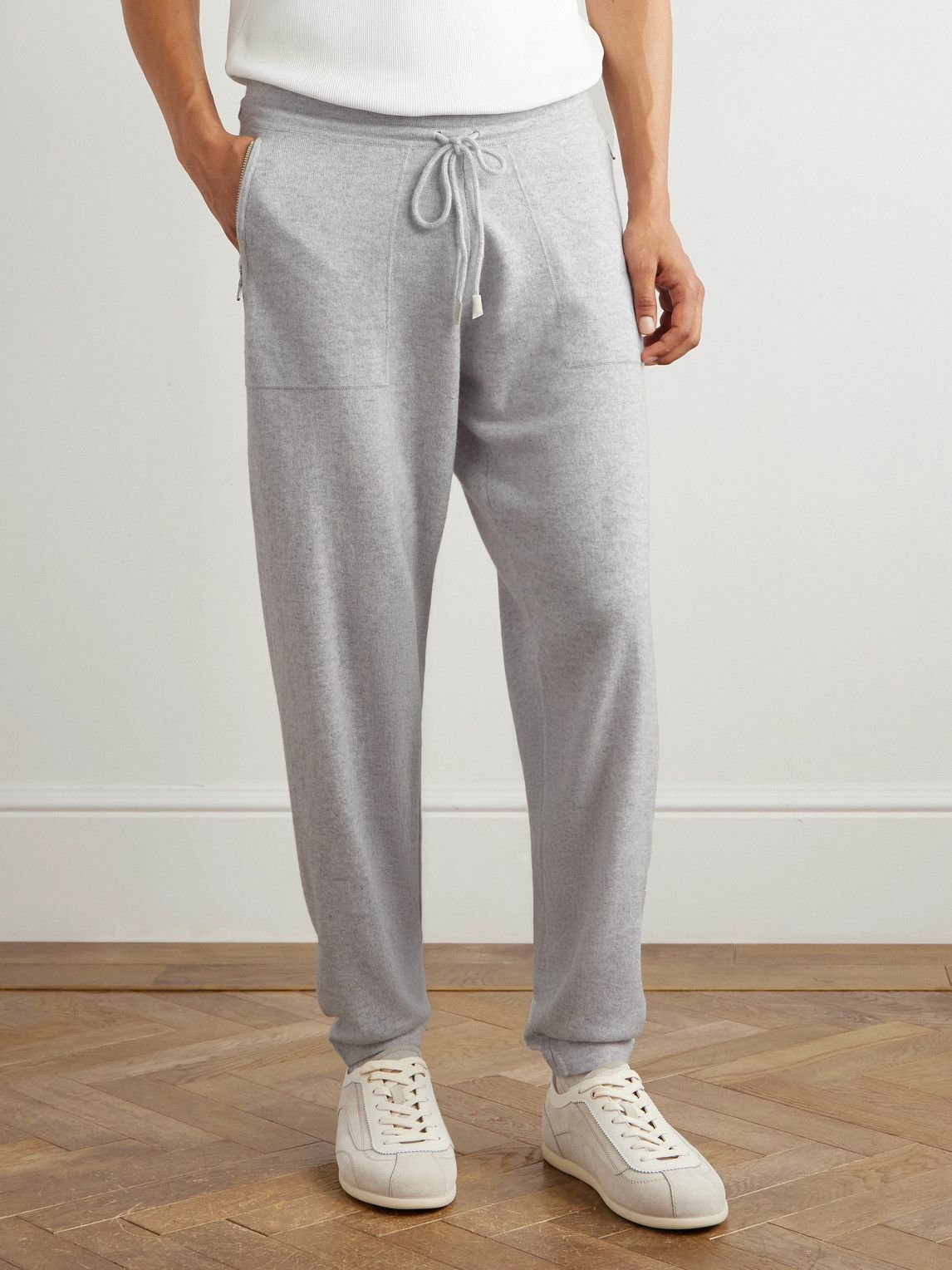 Eleventy - Tapered Cashmere Sweatpants - Gray