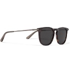 Bottega Veneta - Square-Frame Tortoiseshell Acetate and Gunmetal-Tone Sunglasses - Men - Tortoiseshell