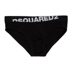 Dsquared2 Two-Pack Black Logo Briefs