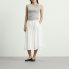 Nothing Written Women's Shore Linen Midi Skirt in White