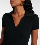 Balenciaga Wool-blend polo dress