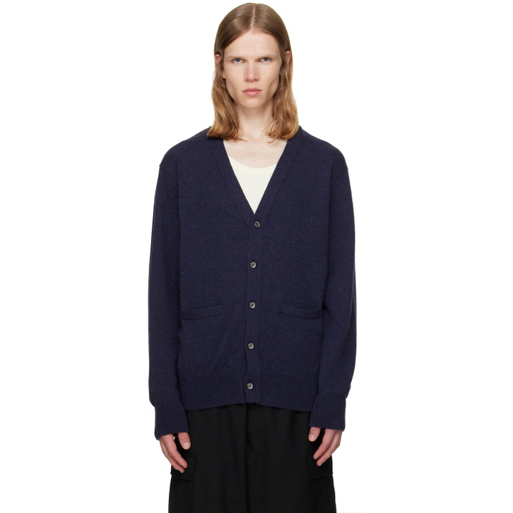 Photo: vowels Navy Alpaca Cardigan