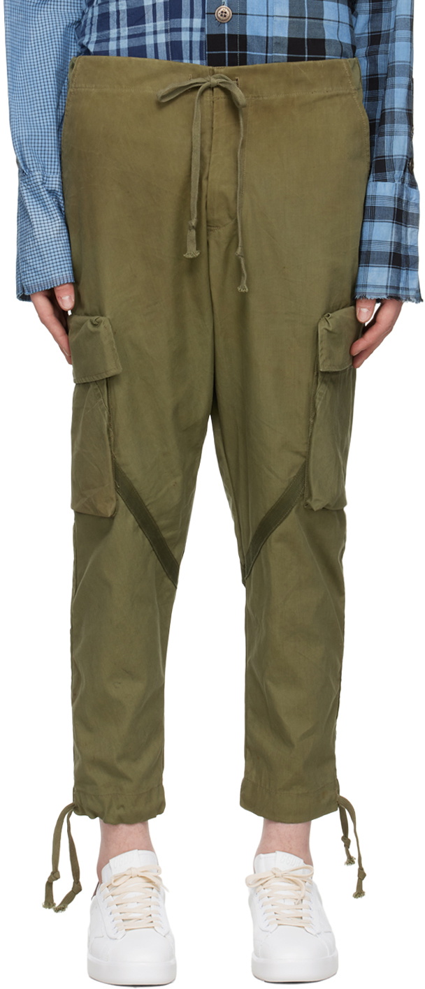 Greg Lauren Taupe Sleeping Bag Cargo Pants Greg Lauren