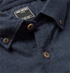 Todd Snyder - Button-Down Collar Cotton and Wool-Blend Flannel Shirt - Blue